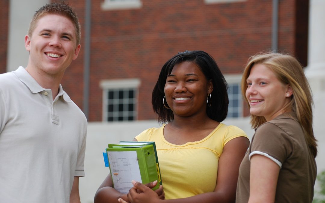 Happy Students at The Foundry Apartments near UT Tyler